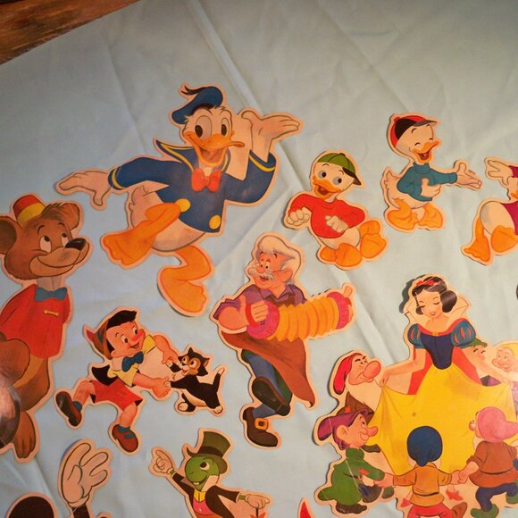 Rare *Vintage 24 Walt Disney Characters, 16 Large Wall Decoration - Picture 5 of 16